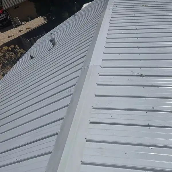 New metal roof on Southern Utah house